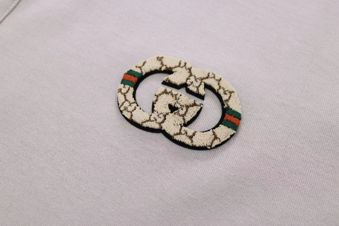 GUCCI || Cotton Polo Shirt With GG Logo