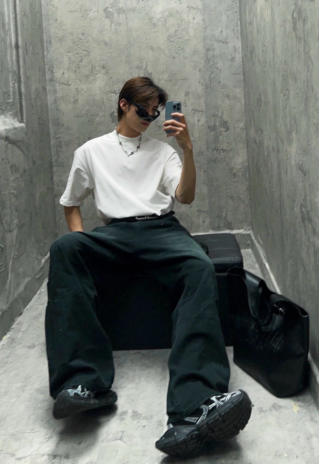 Balenciaga Plain White T-Shirt