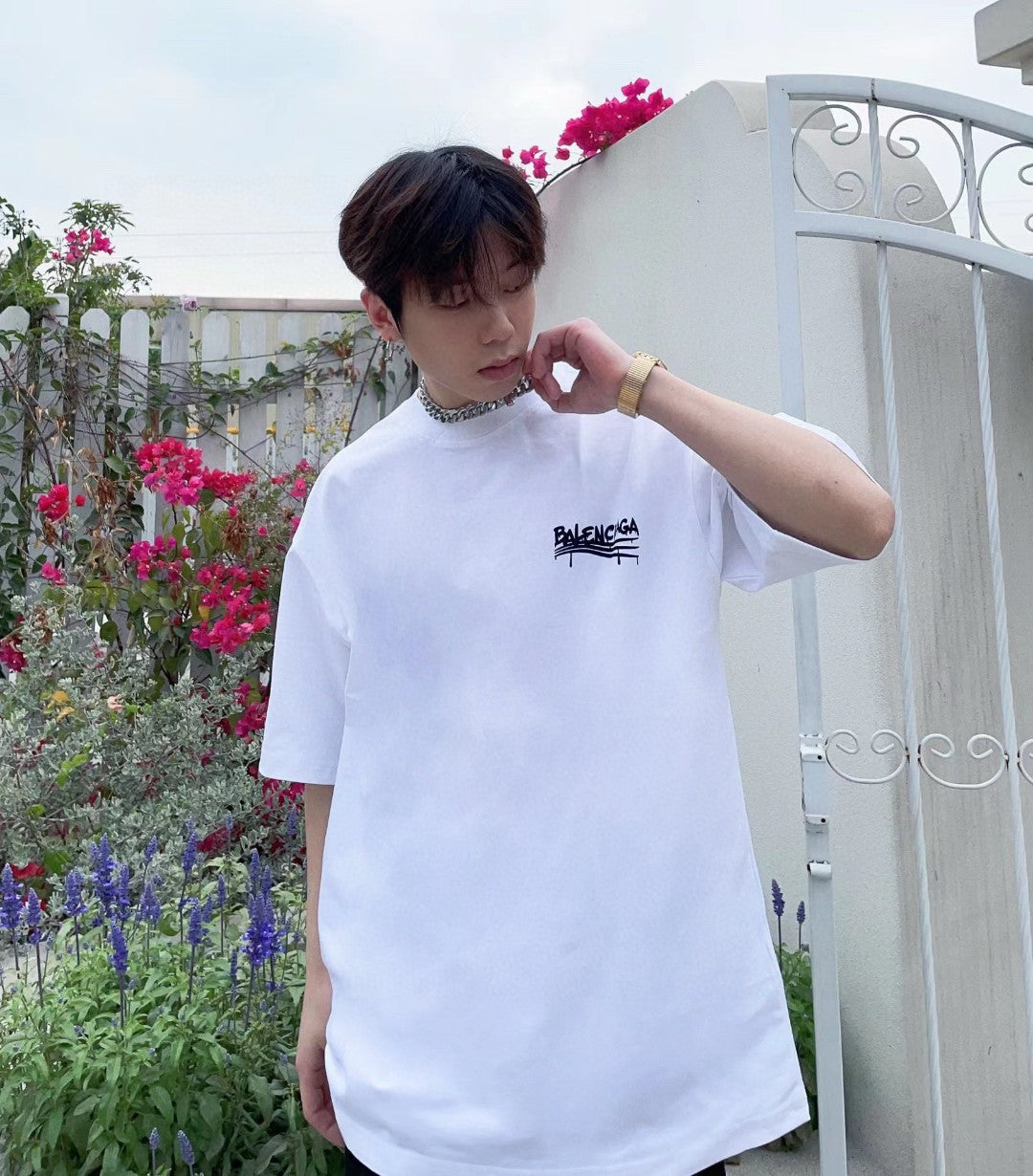 Balenciaga Paris T-Shirt (White)