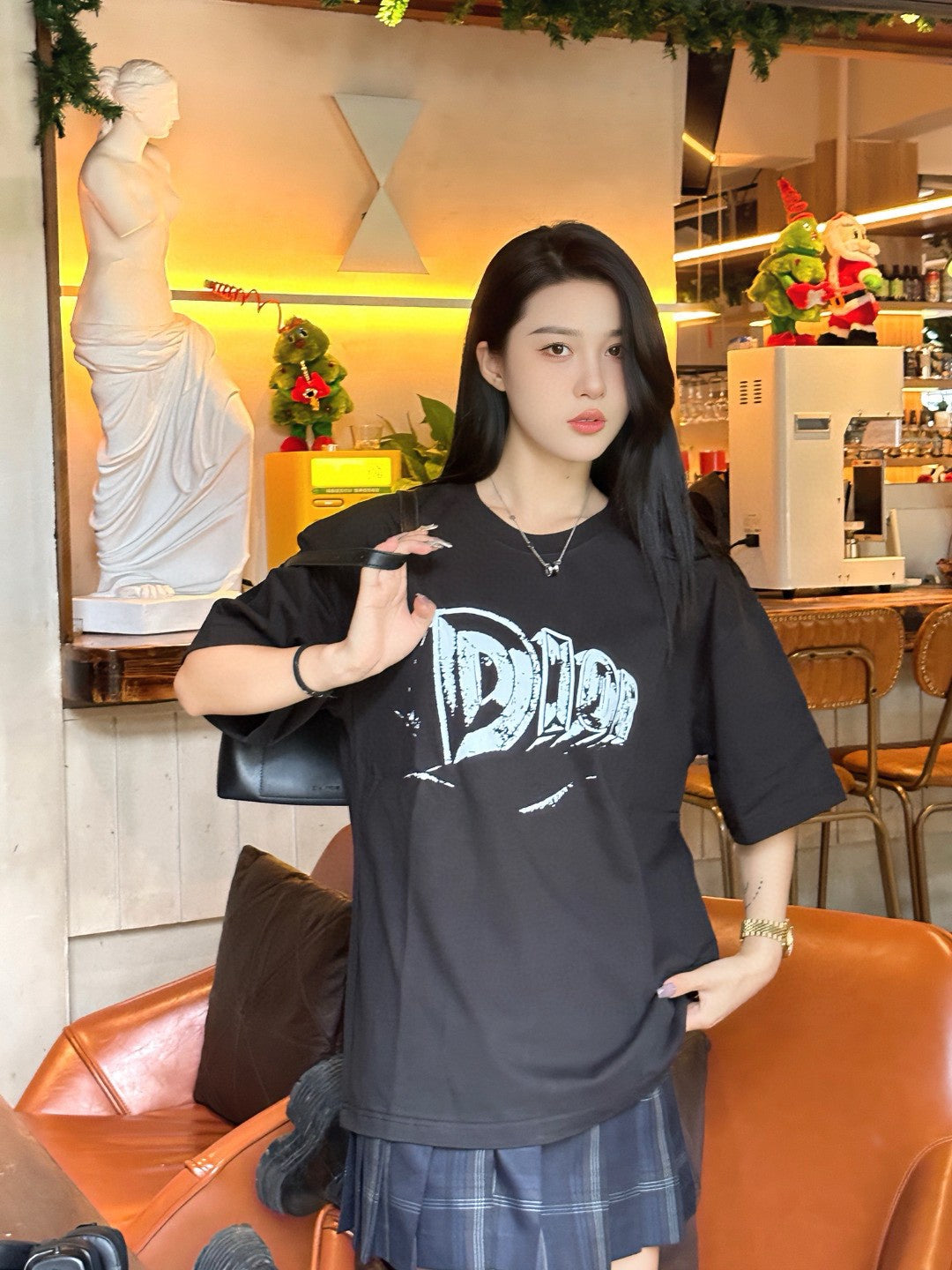 Dior Black Graphic T-Shirt