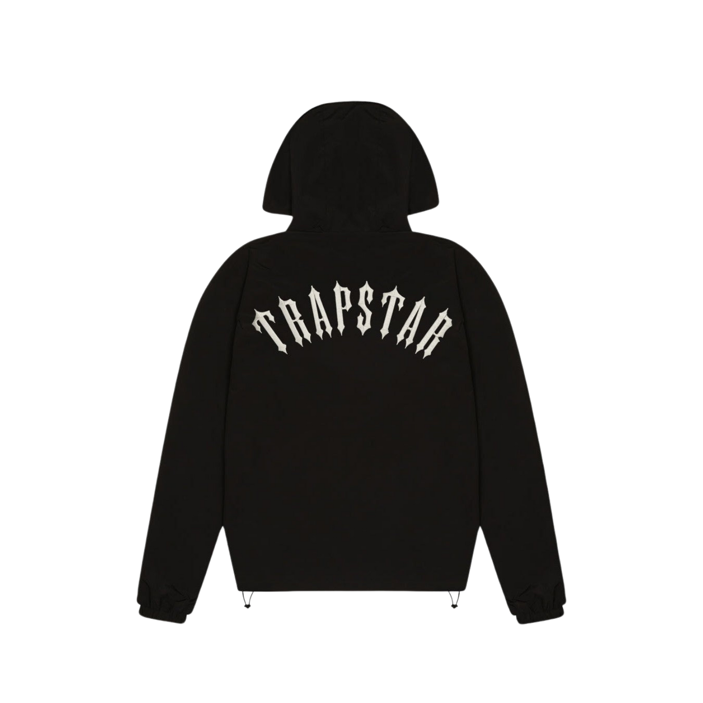 TRAPSTAR IRONGATE ARCH WINDBREAKER JACKET - BLACK