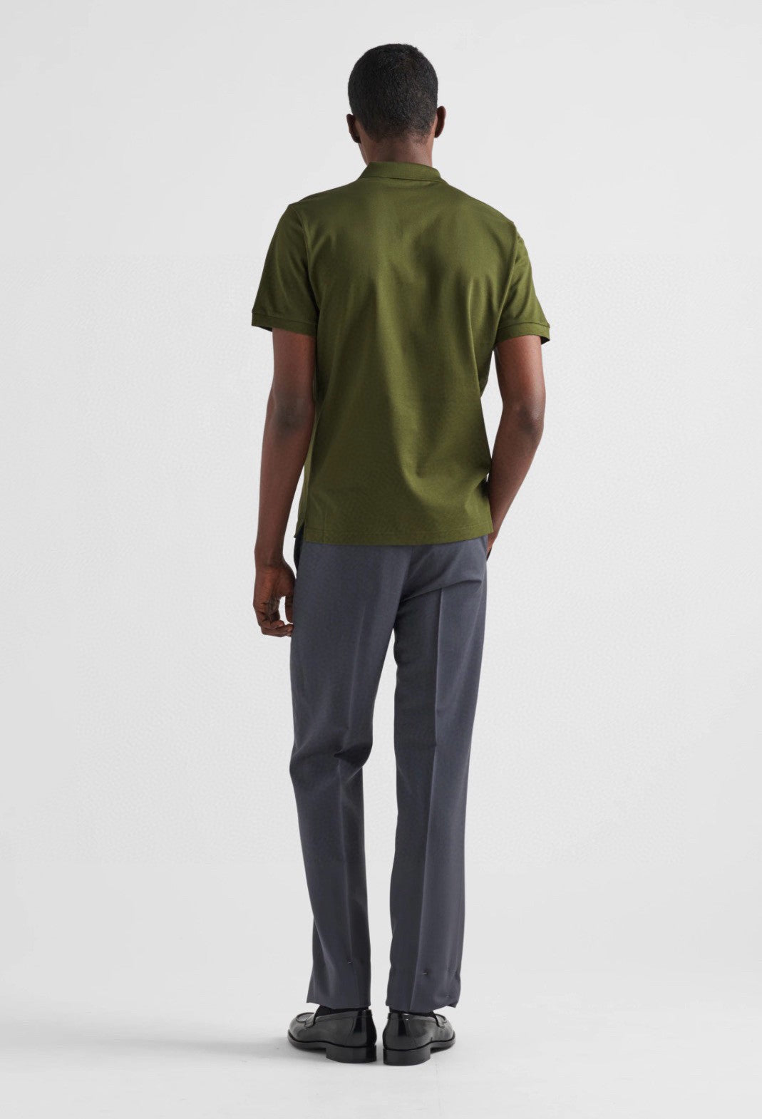 Timeless Prada Olive Green Polo Shirt