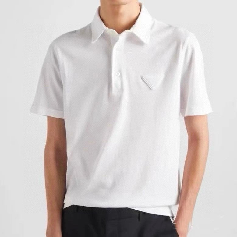 Timeless Elegance: Prada Classic White Polo Shirt