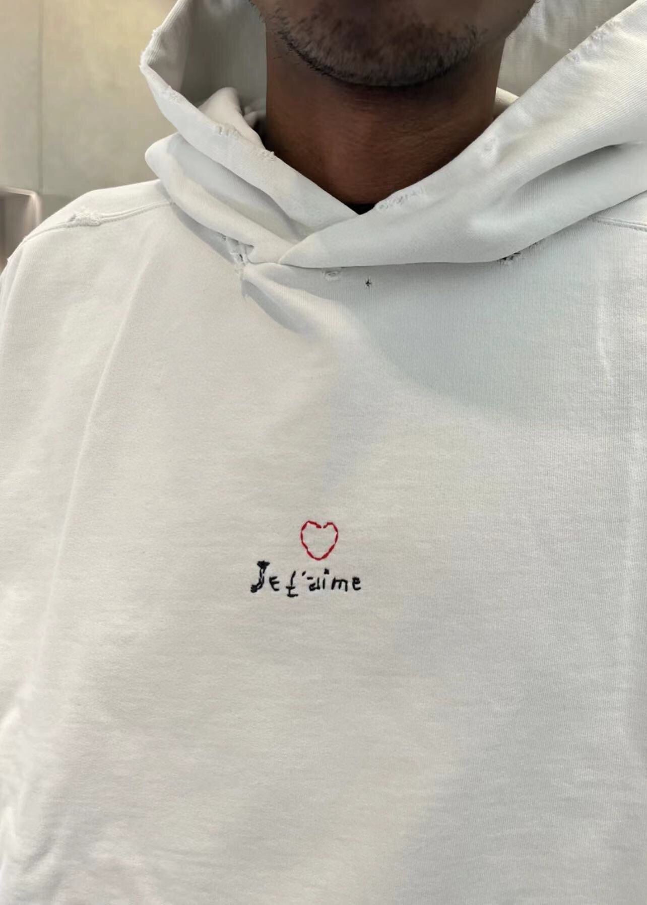 Balenciaga White Be Yourself Hoodie