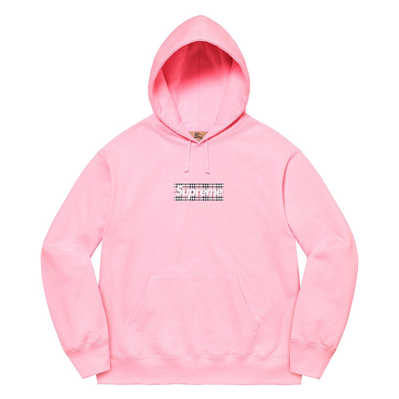 Supreme x Burberry Box Logo Hooded Sweatshirt