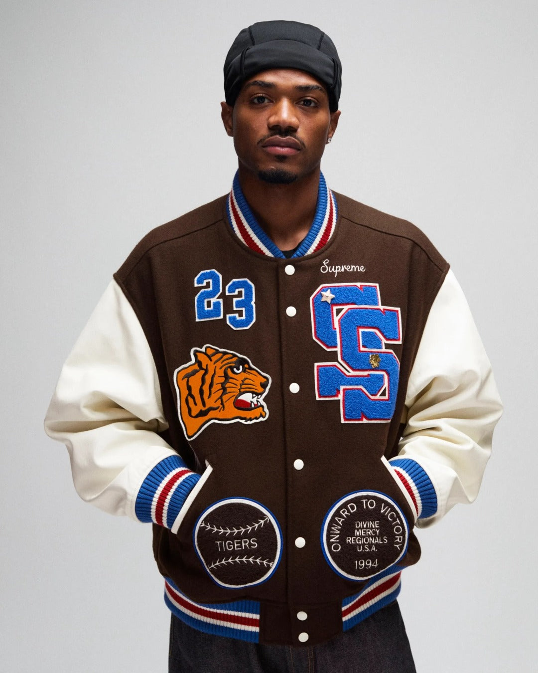 Supreme Tiger Varsity Jacket