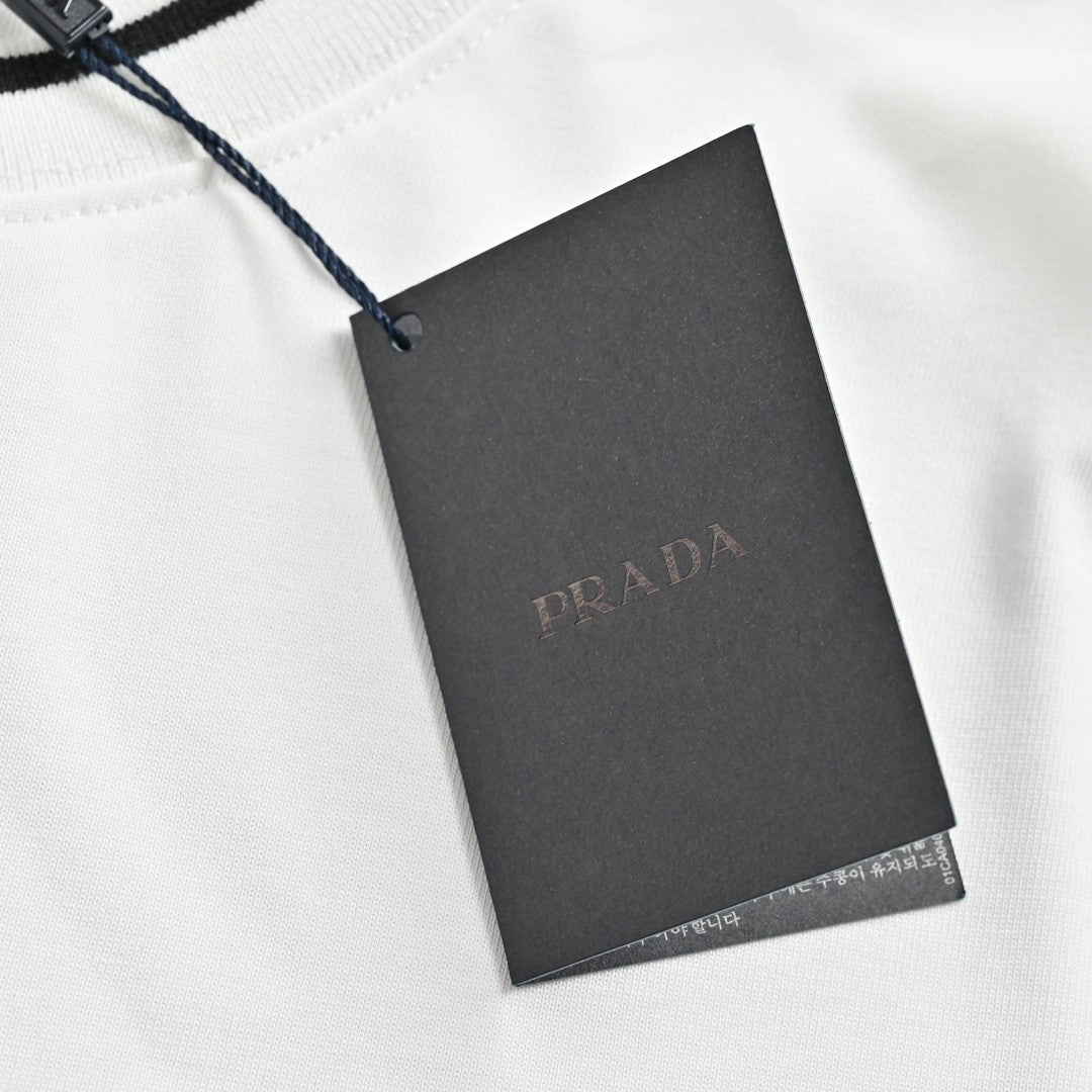 Stylish Prada Milano Classic White T-Shirt