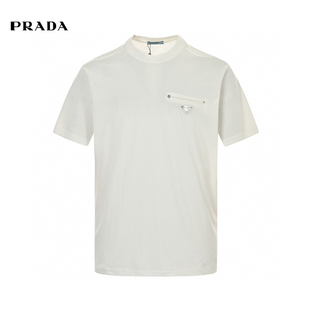 Chic Prada Signature T-Shirt for a Stylish Wardrobe Upgrade