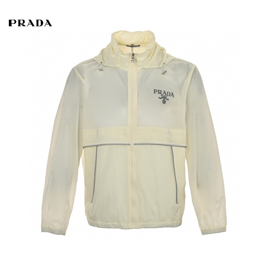 Prada Ultra-Lightweight Hooded Jacket for Effortless Style