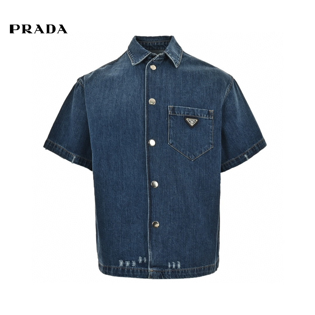 Chic Prada Denim Shirt for Effortless Style