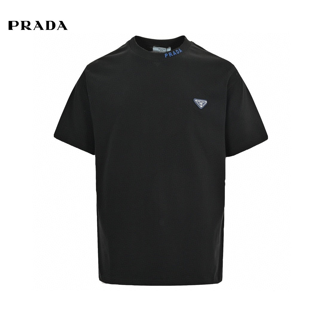 Chic Prada Triangle Logo Tee