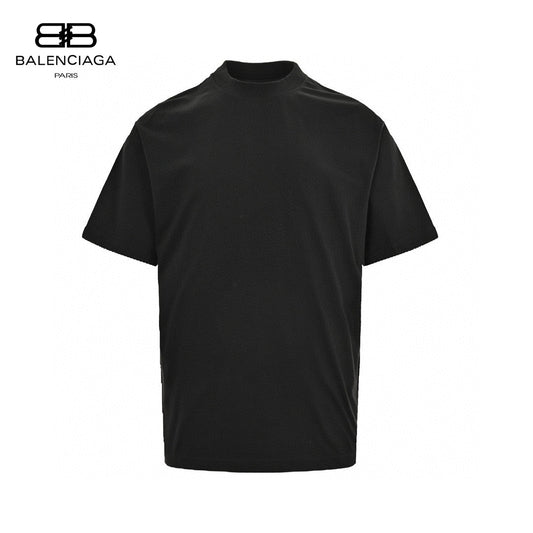 Balenciaga Plain Black T-Shirt