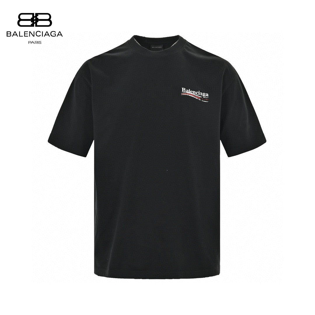 Balenciaga Political Campaign T-Shirt (Black)