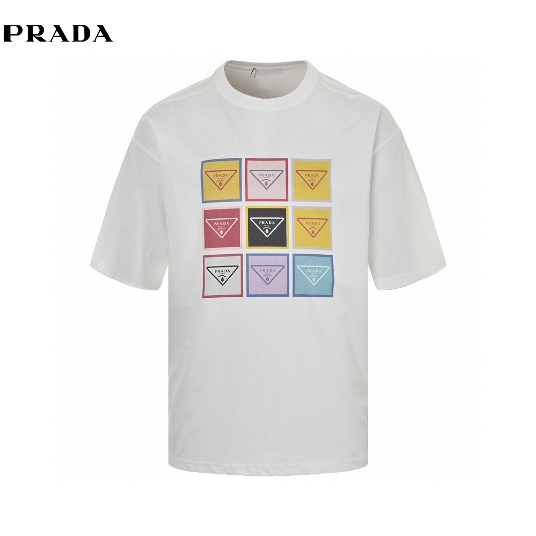 Prada Pop Art Graphic Tee - A Bold Statement Piece