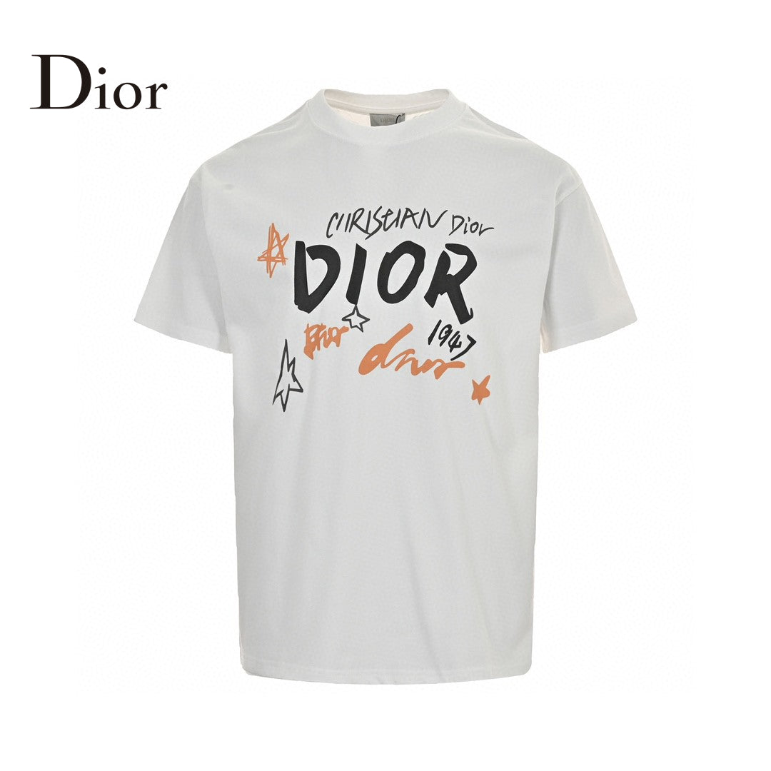 Dior Christian Dior Graphic White T-Shirt