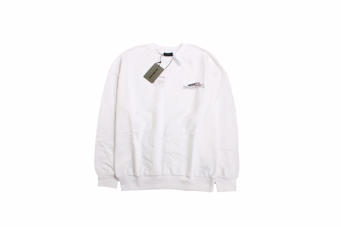 Balenciaga White Sweatshirt