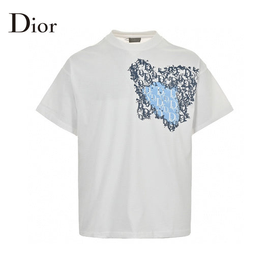 Dior Monogram Motif T-Shirt (White)