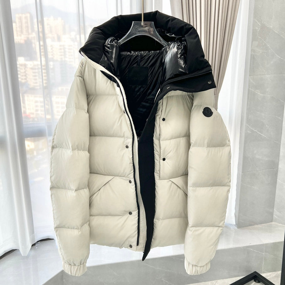 Moncler Madeira Short Down Jacket White