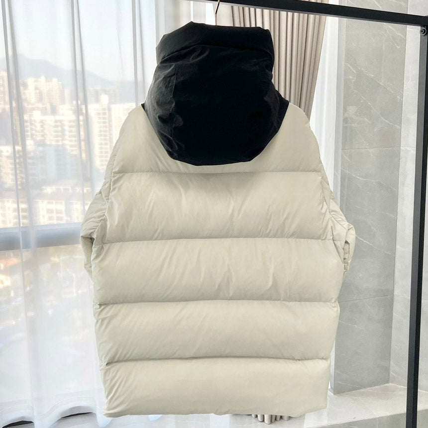 Moncler Madeira Short Down Jacket White