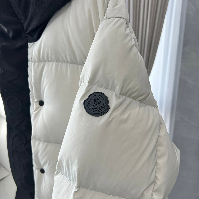 Moncler Madeira Short Down Jacket White