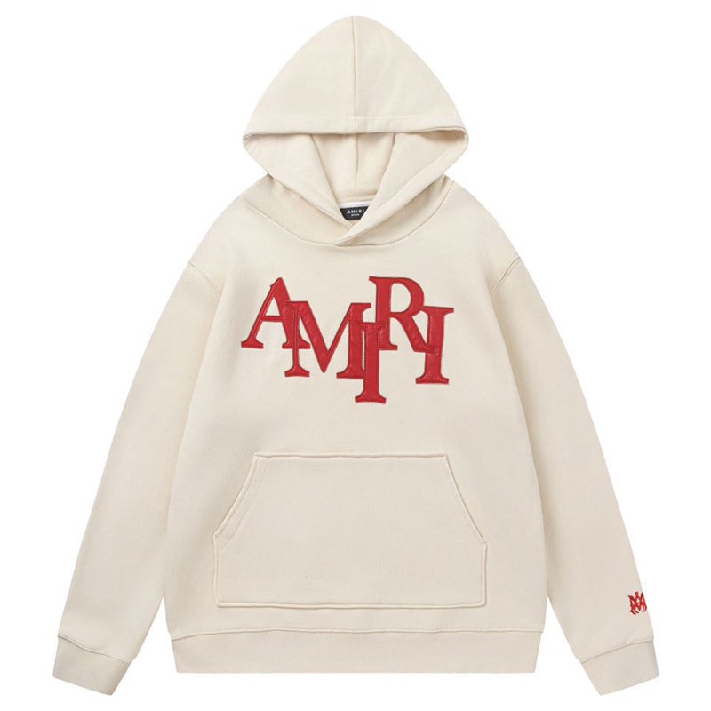 AMIRI Staggered Logo-Patches Hoodies