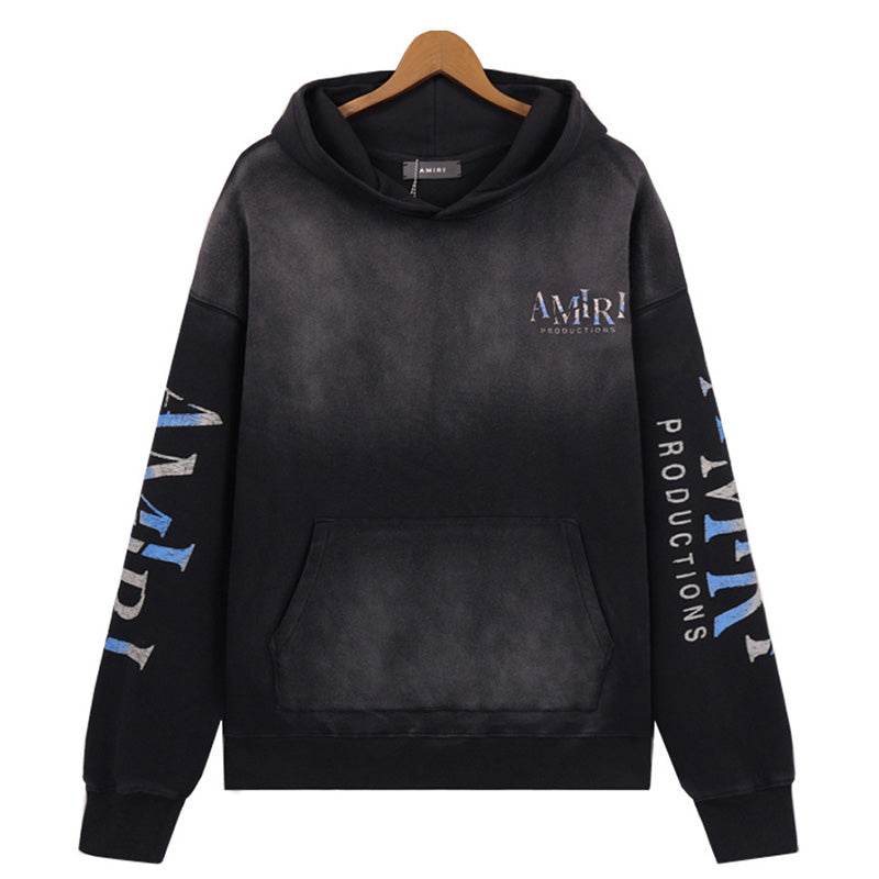 AMIRI Logo-Print Hoodie