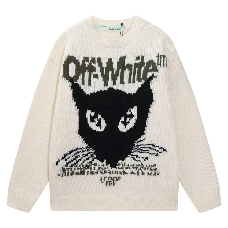 OFF WHITE Logo Knitted sweater