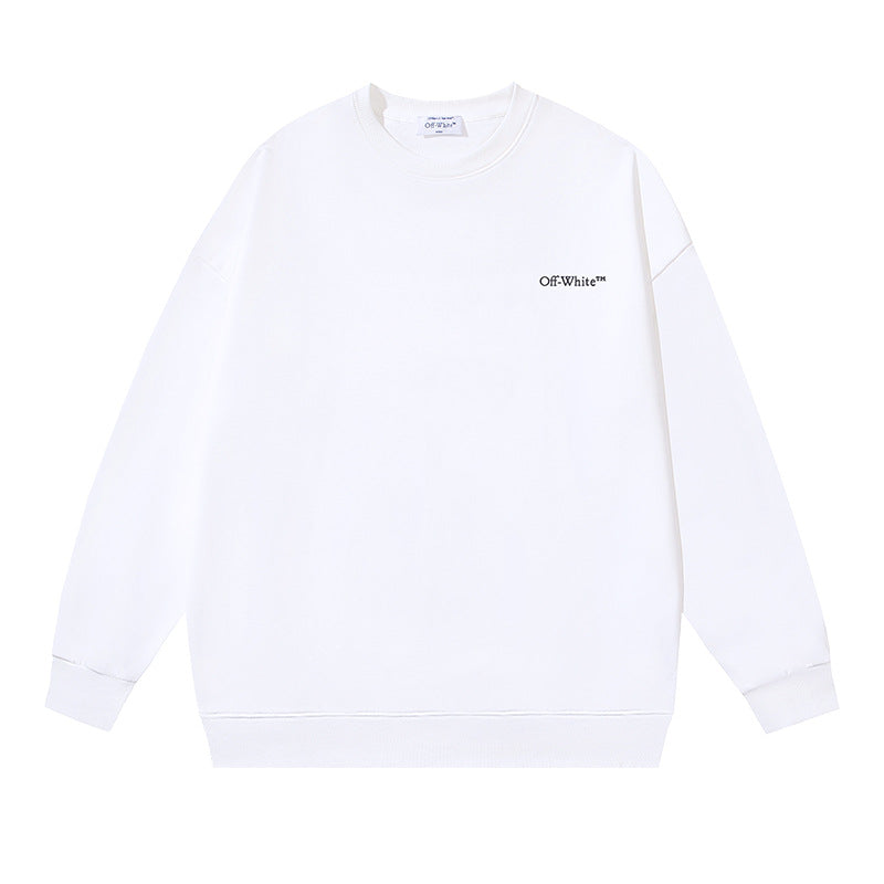 Off White Logo Cotton Sweatshirts