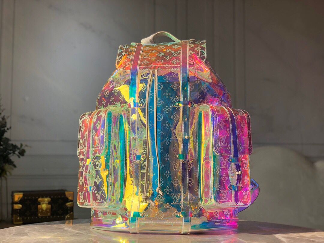 Louis Vuitton Monogram GM Prism Holographic Backpack - A Stylish Statement Piece