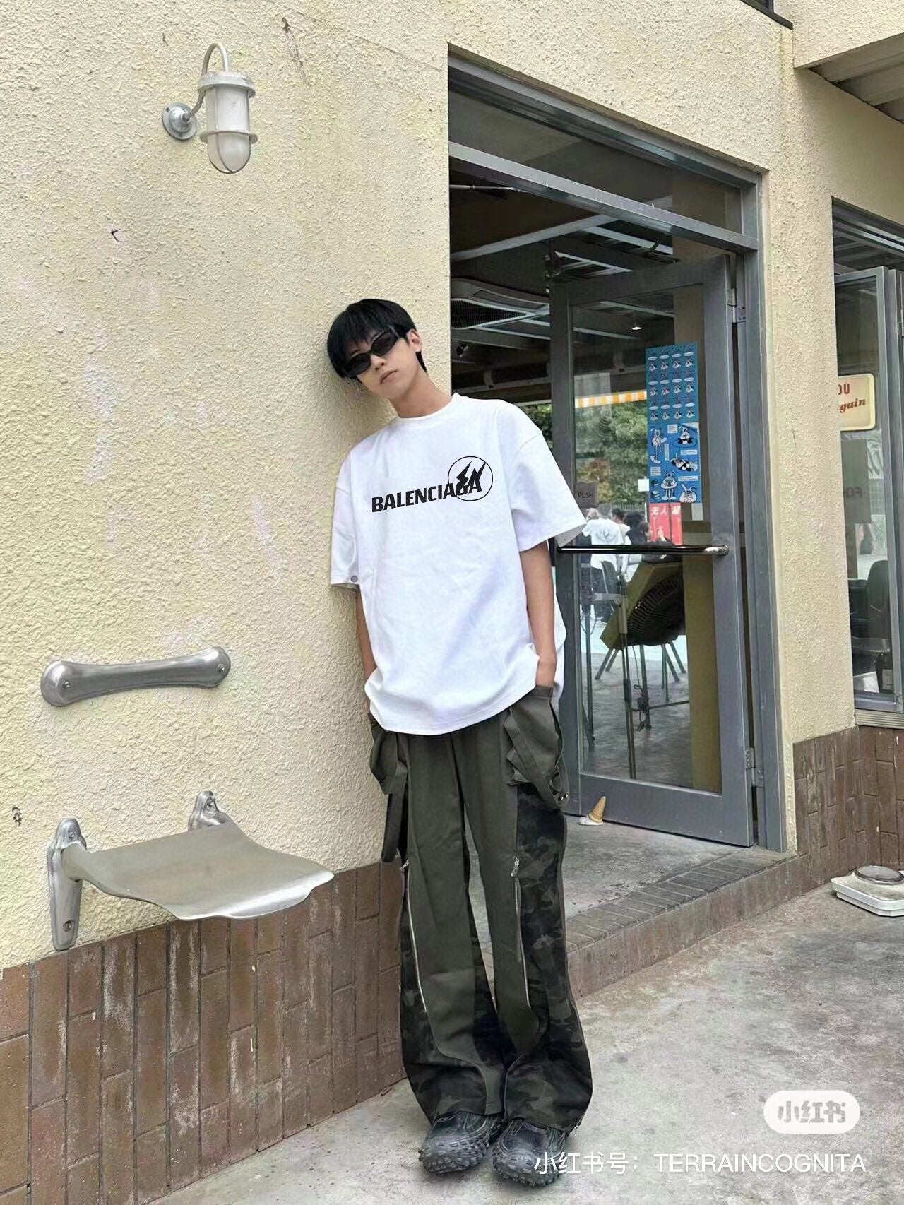 BALENCIAGA LOGO T-SHIRT WHITE