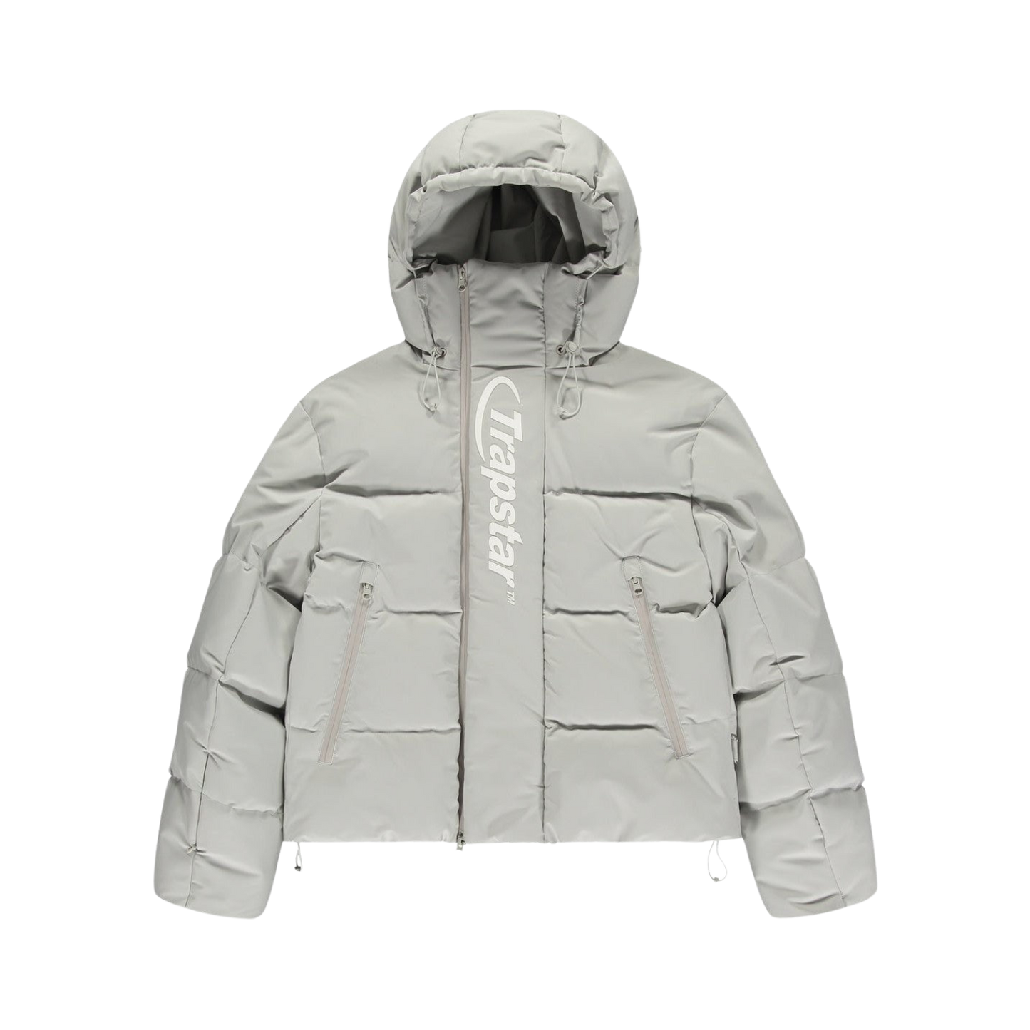 TRAPSTAR HYPERDRIVE TECHNICAL PUFFER JACKET - LIGHT GREY