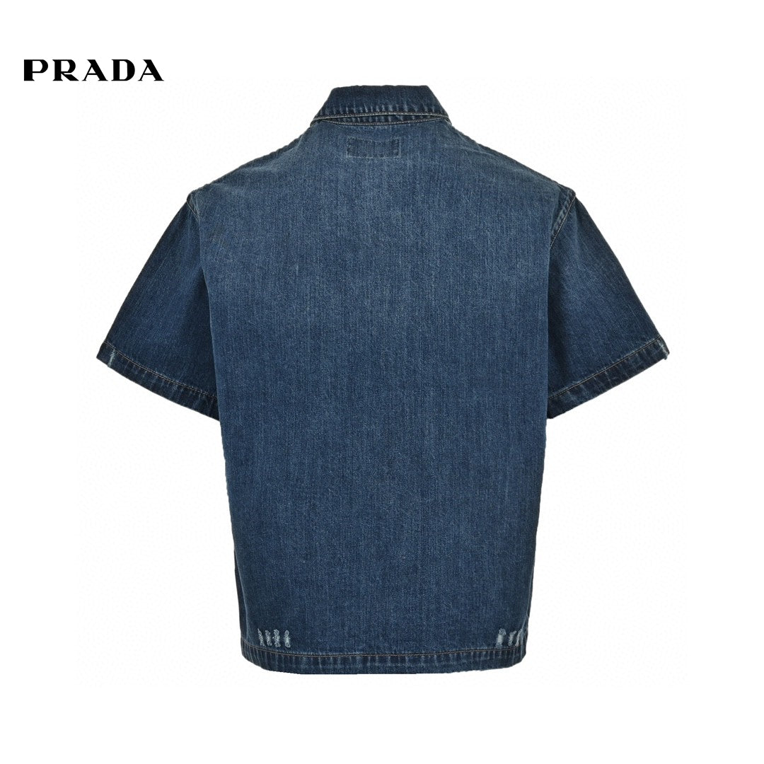 Chic Prada Denim Shirt for Effortless Style