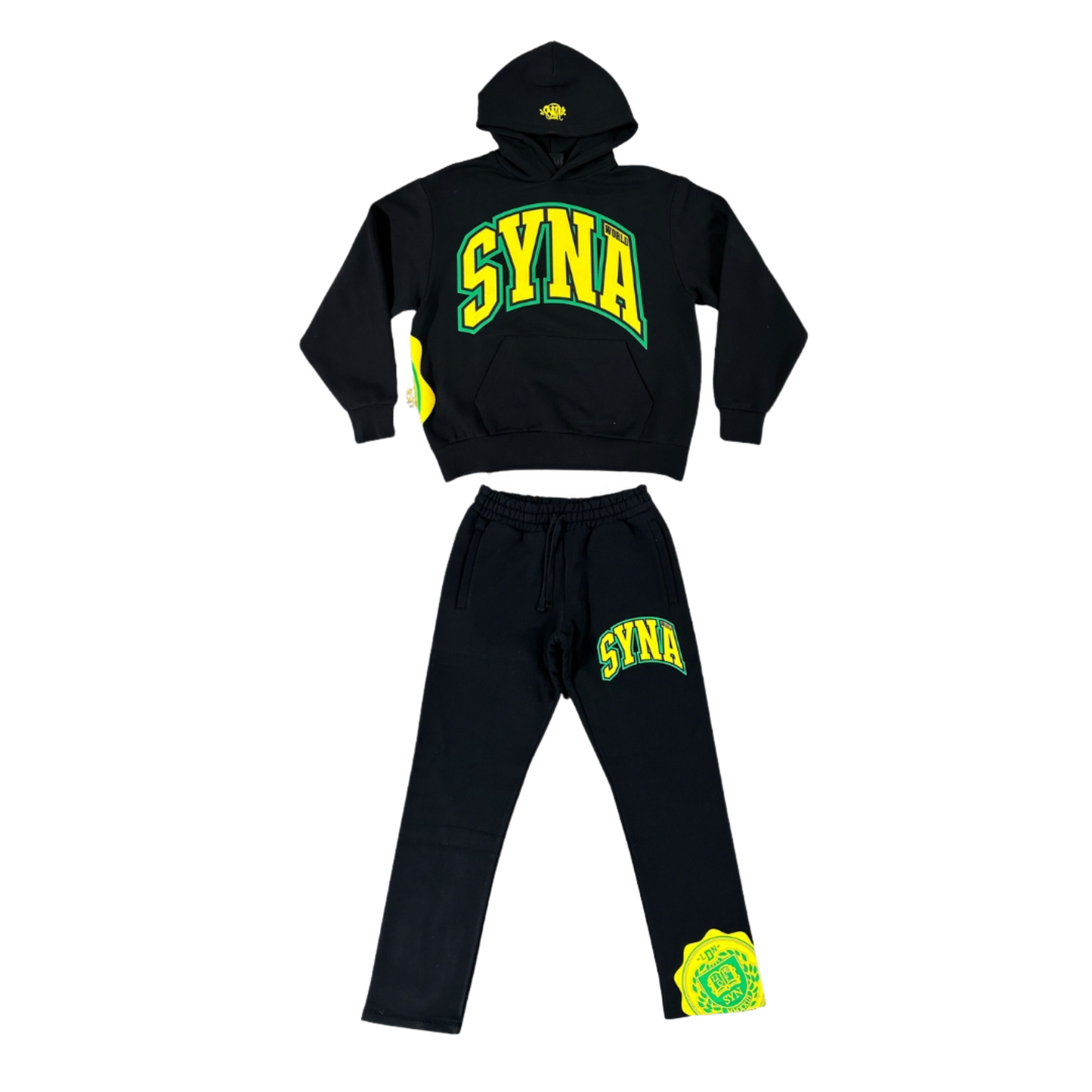 SYNA WORLD COLLEGE TRACKSUIT - BLACK