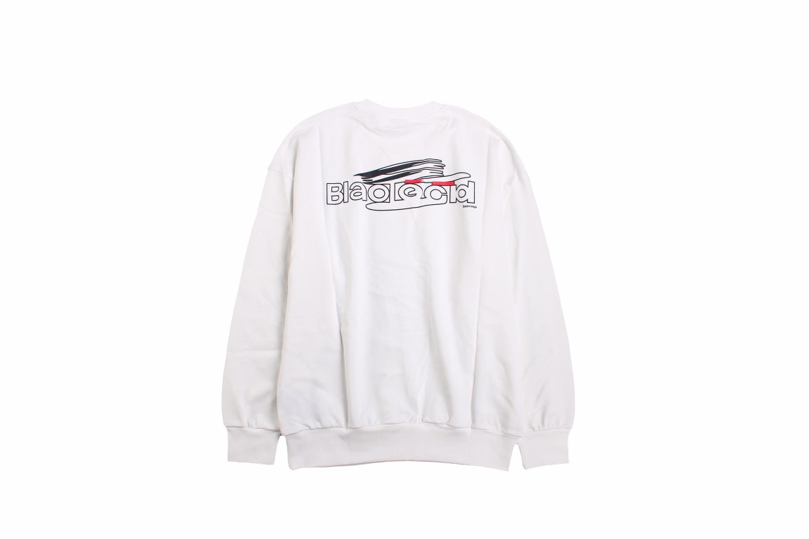 Balenciaga White Sweatshirt