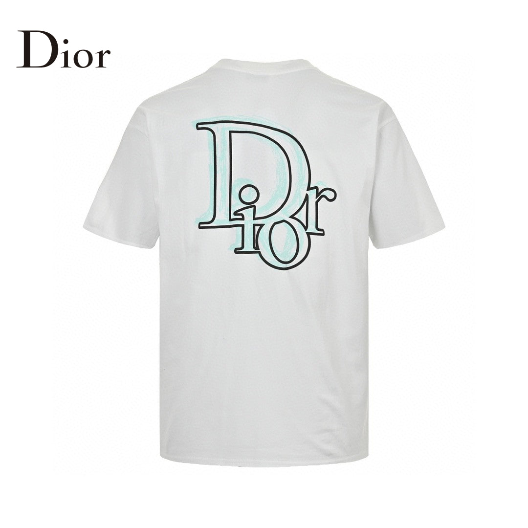 Dior Classic Logo T-Shirt (White)