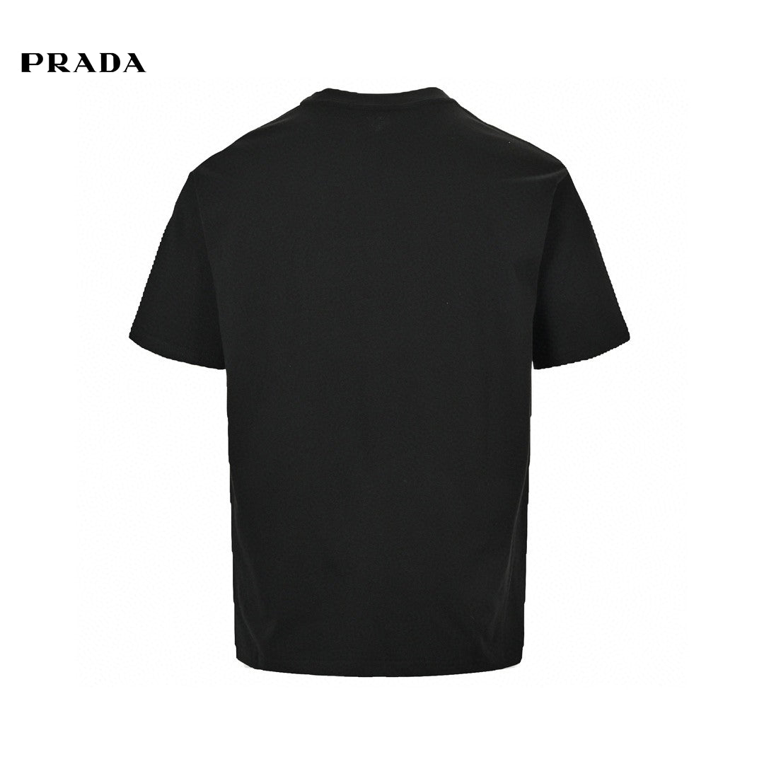 Stylish Black Pocket T-Shirt by Prada