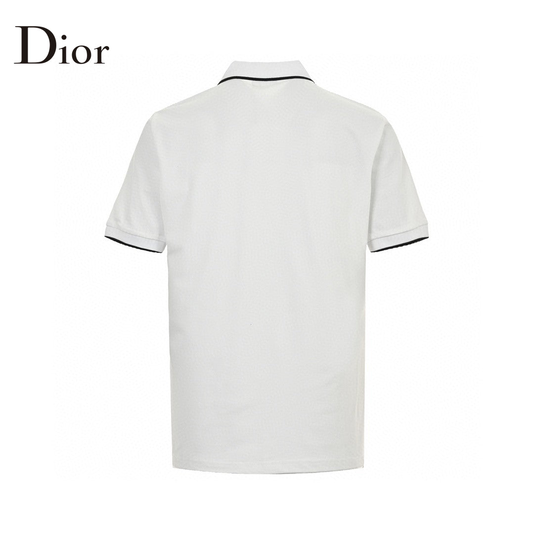 Dior White Polo Shirt