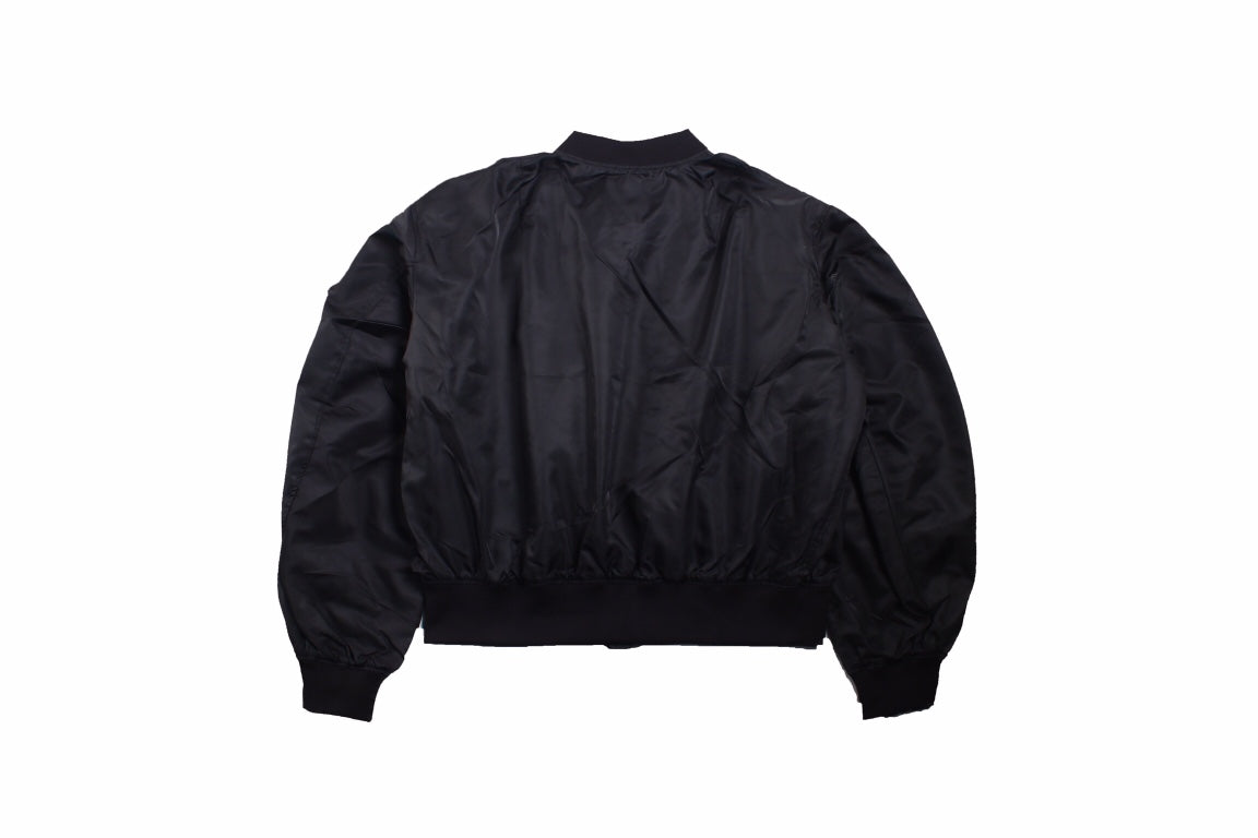 Sleek Prada Black Bomber Jacket for a Stylish Edge