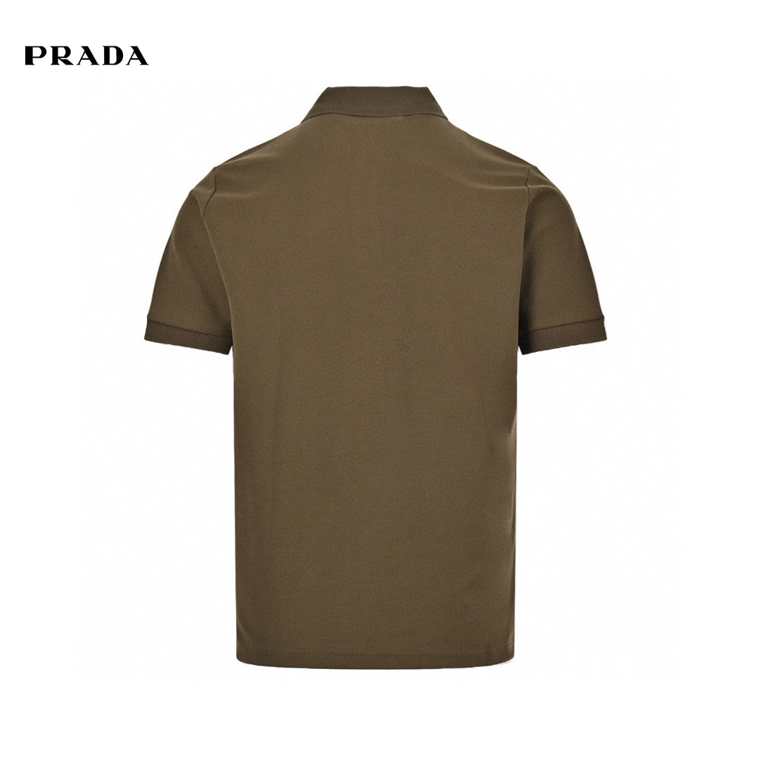 Timeless Prada Olive Green Polo Shirt