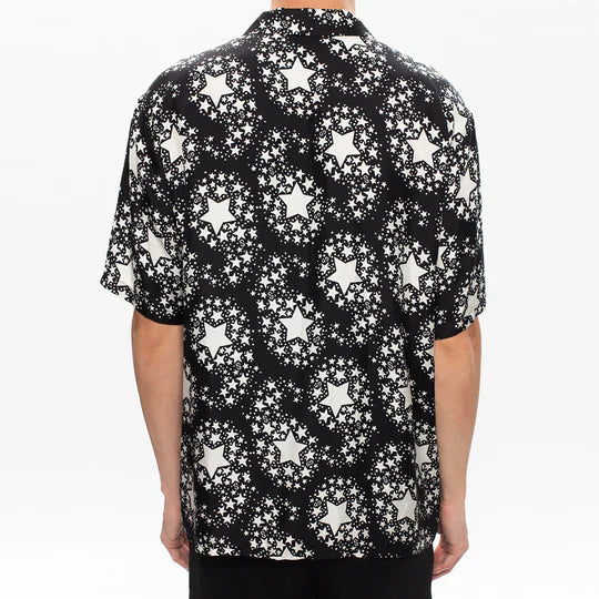 GUCCI || Mens Star Printed Silk Bowling Shirt