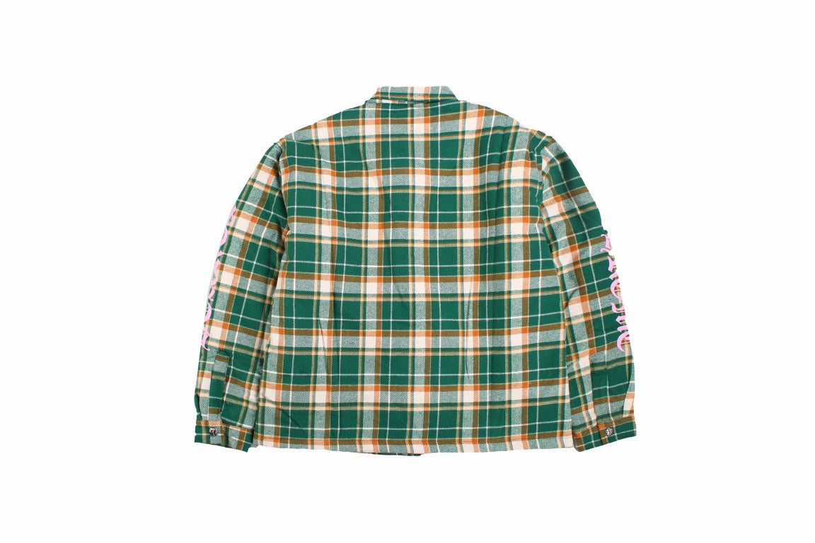 Burberry Green Plaid Shirt