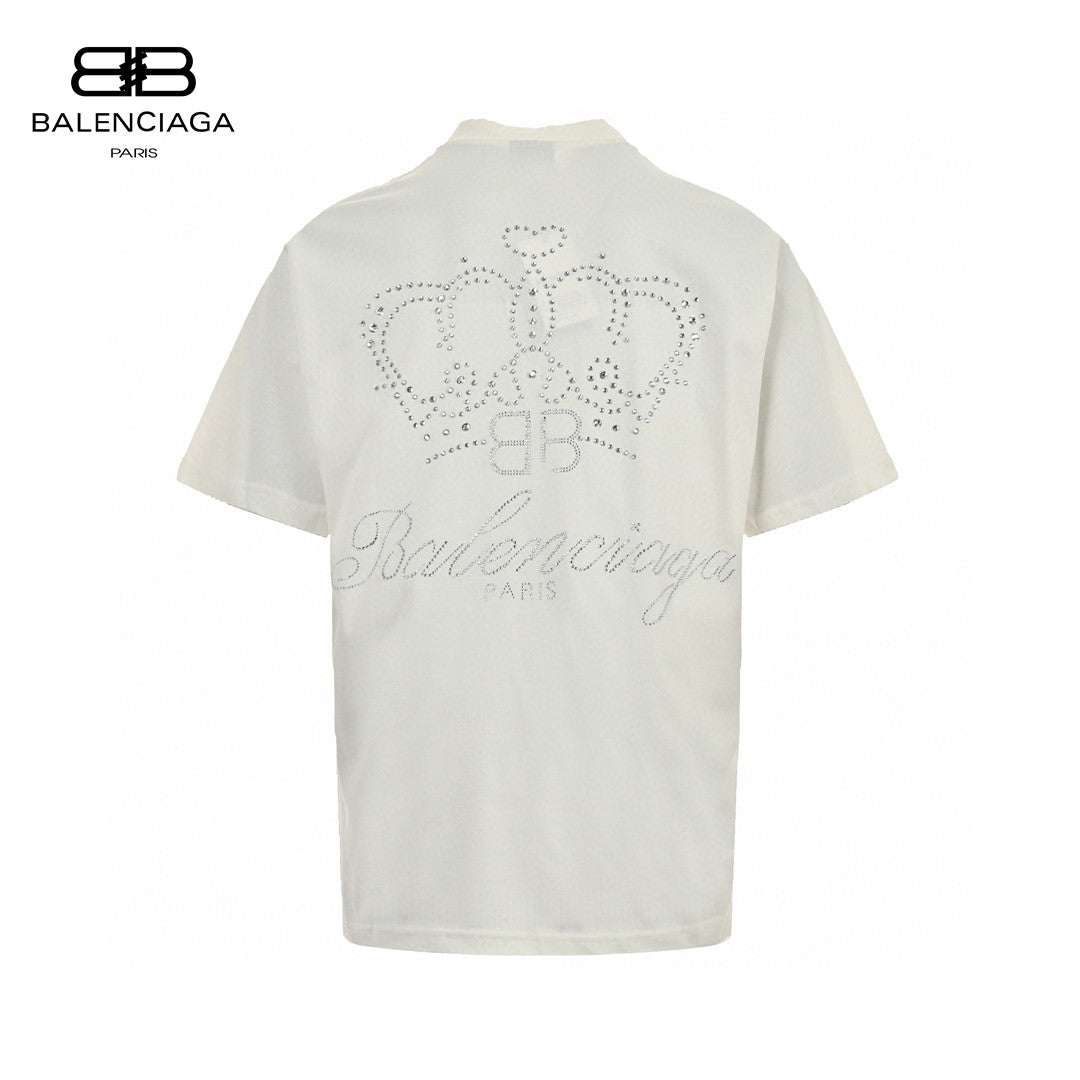 Balenciaga Plain White T-Shirt