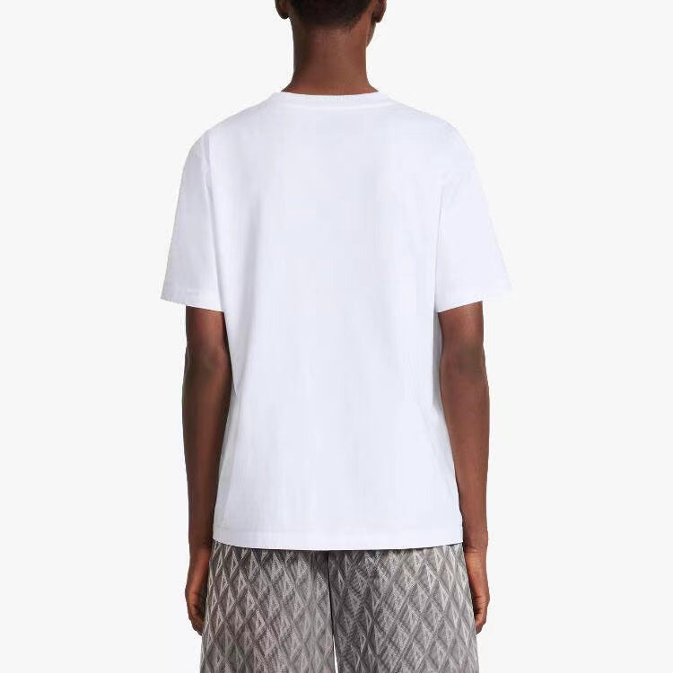 Dior T-shirt with Minimalist Logo (White)