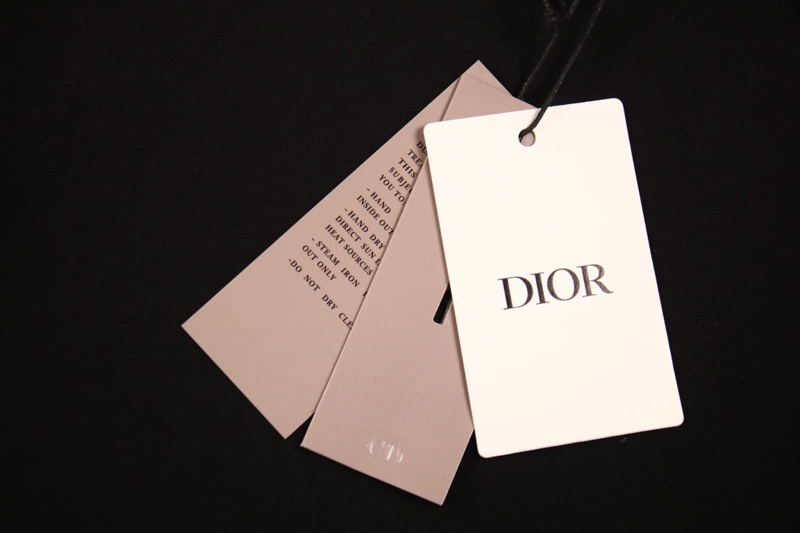 Dior Embroidered Lizard T-Shirt - Black