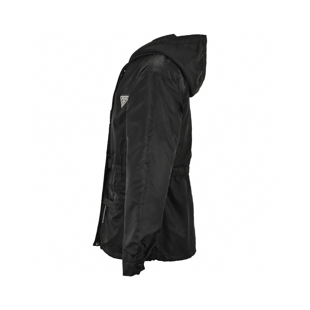 Stylish Prada Hooded Nylon Jacket for Ultimate Comfort