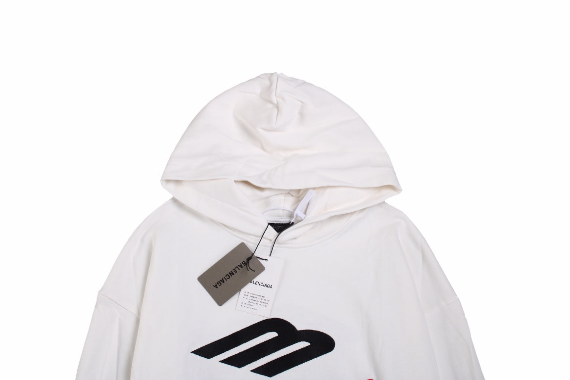 Balenciaga White Hoodie