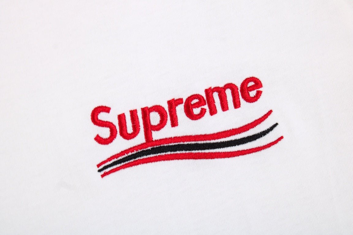 BALENCIAGA x SUPREME RED S T-SHIRT WHITE