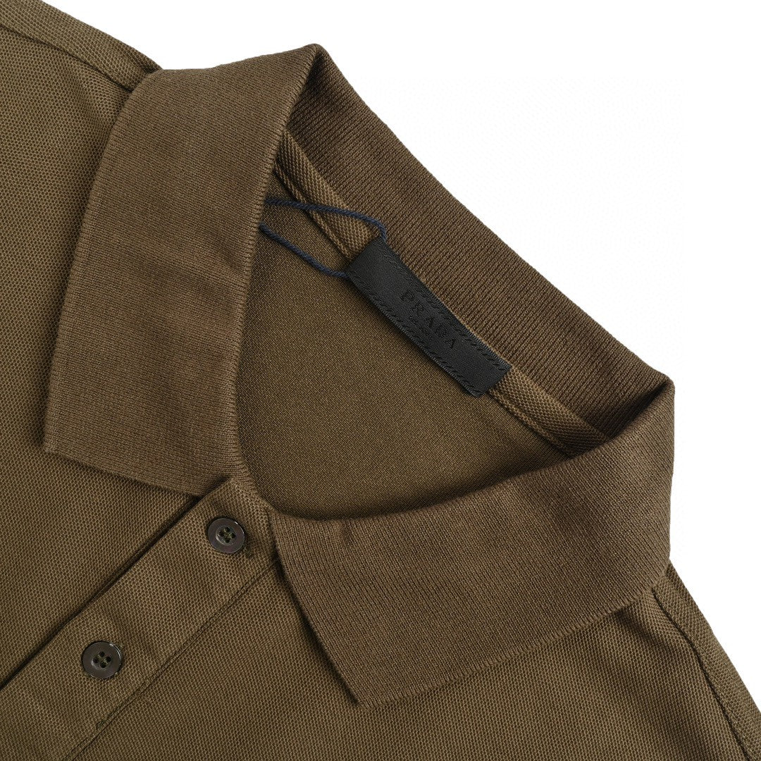 Timeless Prada Olive Green Polo Shirt