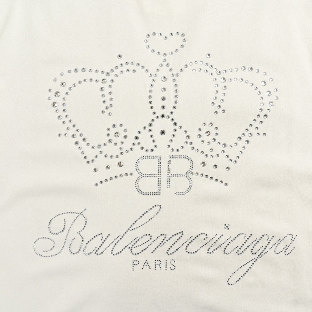 Balenciaga Plain White T-Shirt