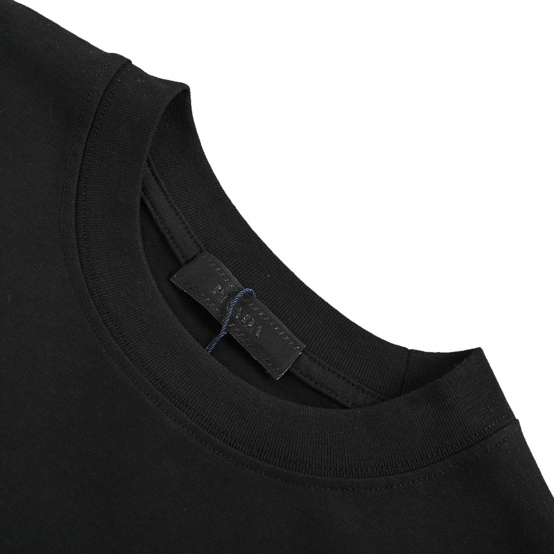 Stylish Black Pocket T-Shirt by Prada